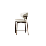 LIVARA DC1122 Dining Chair Ash Wood Frame Cotton Linen Upholstered Fabric