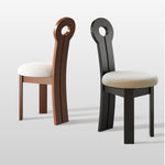 LIVARA DC1130 Wood Ash Dining Fabric Velvet Chair Frame