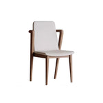 LIVARA DC1131 Chair Fabric Leather Dining Wood Ash Synthetic Frame