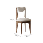 LIVARA DC1135 Chair Modern Dining Casual Wood Ash Style