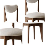LIVARA DC1135 Chair Modern Dining Casual Wood Ash Style