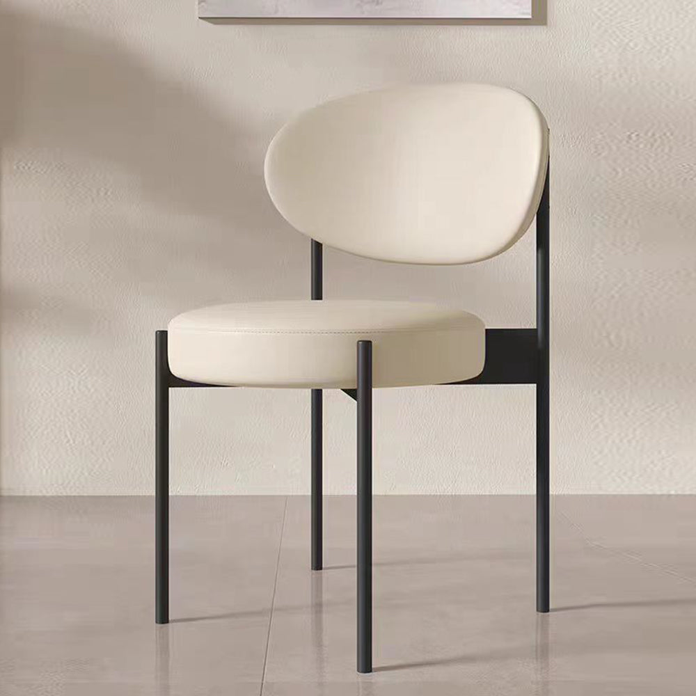 LIVARA DC1147 Chair Dining Steel Velvet Fabric Carbon Legs