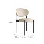 LIVARA DC1147 Chair Dining Steel Velvet Fabric Carbon Legs