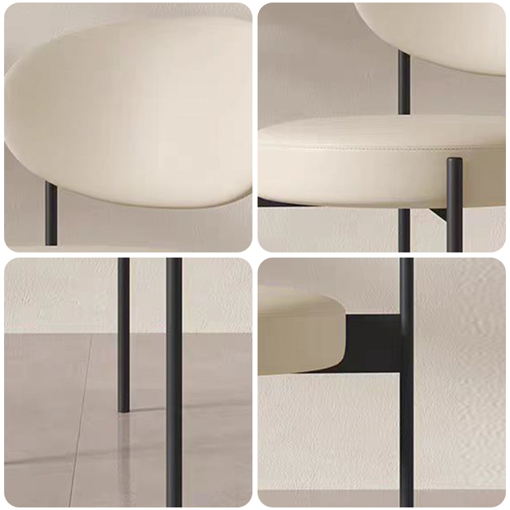 LIVARA DC1147 Chair Dining Steel Velvet Fabric Carbon Legs