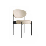 LIVARA DC1147 Chair Dining Steel Velvet Fabric Carbon Legs