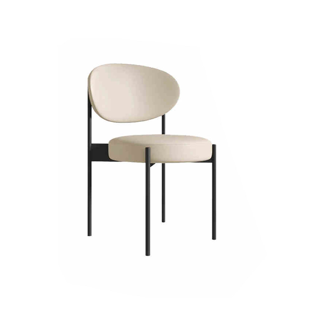 LIVARA DC1147 Chair Dining Steel Velvet Fabric Carbon Legs