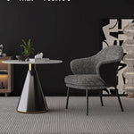 LIVARA DC1148 Steel Fabric Cotton-linen Carbon Legs Chair Dining