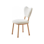 LIVARA DC1149 Wood Dining Chair Teddy Solid Fabric Frame