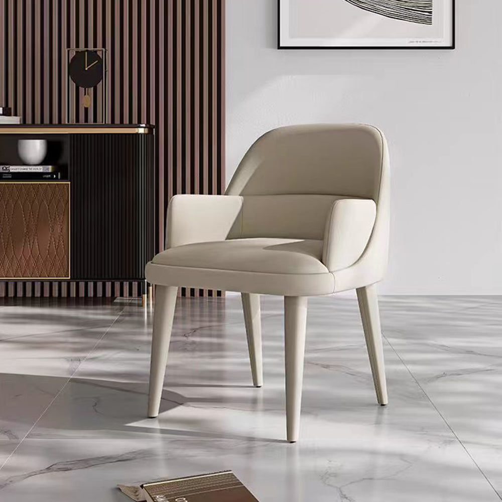 LIVARA DC1151 Wood Fabric Chair Matte Dining Solid Frame