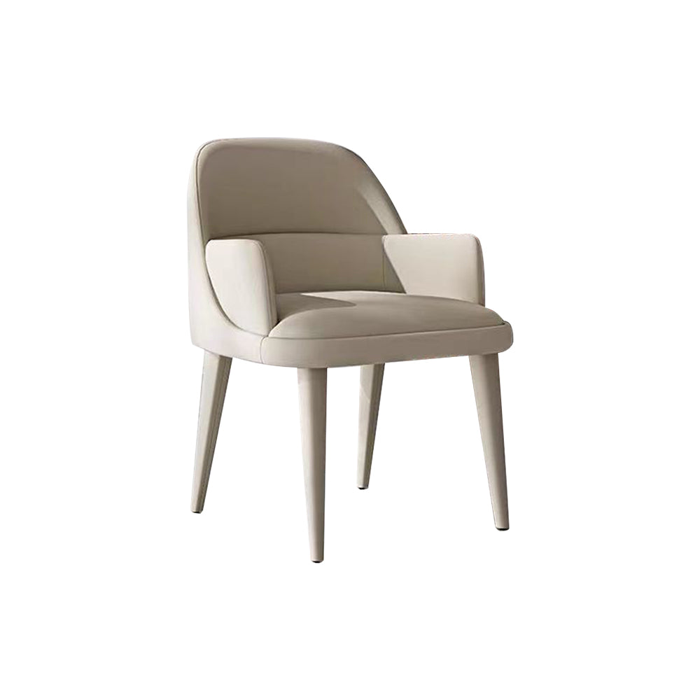 LIVARA DC1151 Wood Fabric Chair Matte Dining Solid Frame
