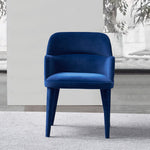 LIVARA DC1151 Wood Fabric Chair Matte Dining Solid Frame