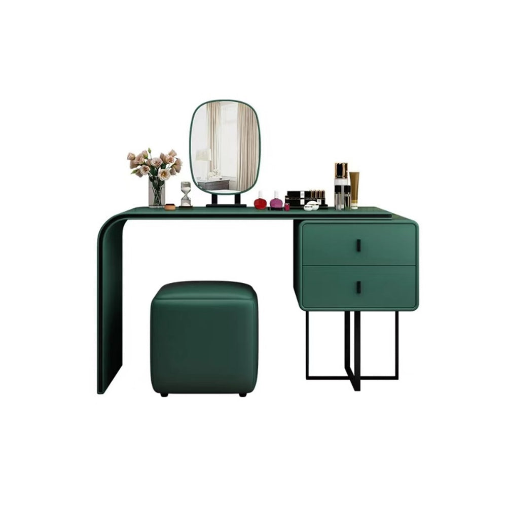 LIVARA DR1008 100-120cm Dressing Table Carbon Steel With Mirror Green