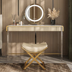 LUXORA DR1024 Cabinet - Table Rock Countertop Lacquered 100-136cm Dressing Acrylic