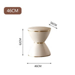 LUXORA DR1039 80-120cm Dressing Countertop Wood Rock Solid Cabinet Table