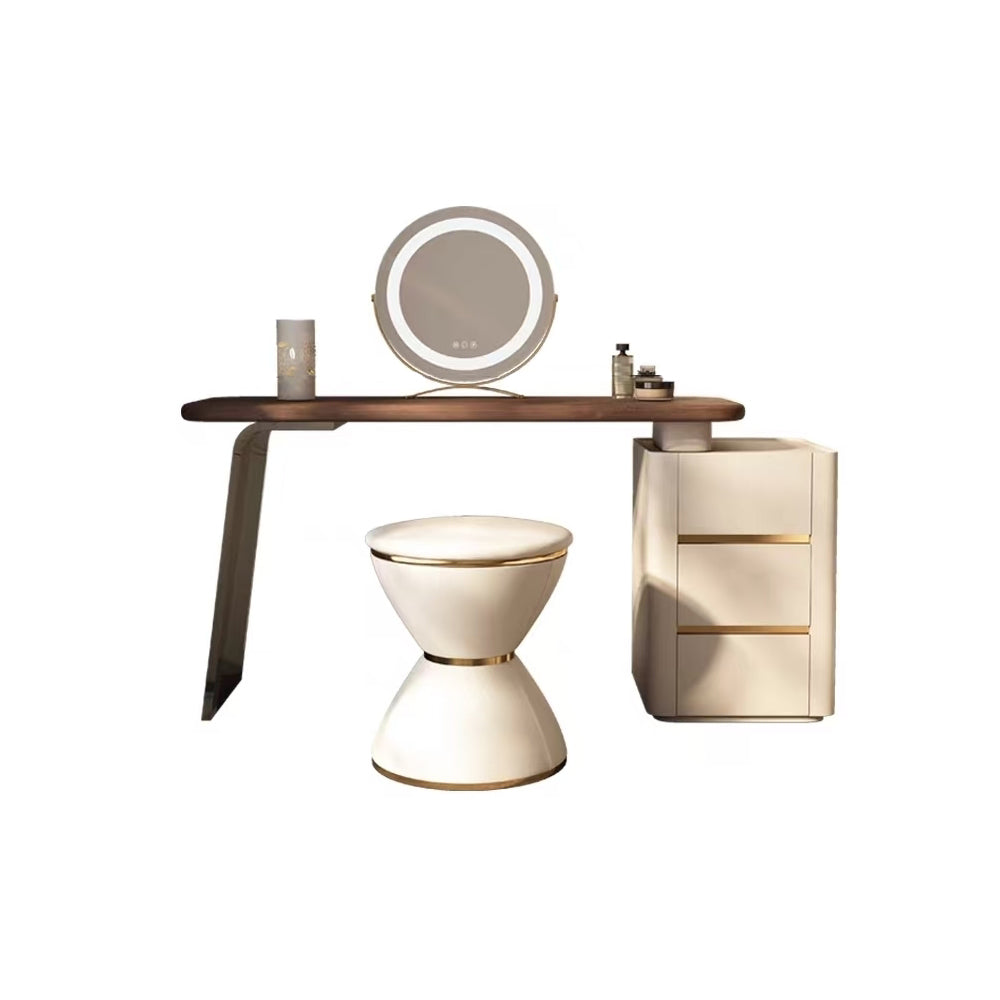 LUXORA DR1041 Support Acrylic Wood 80-120cm Dressing Cabinet Solid Table