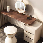LUXORA DR1041 Support Acrylic Wood 80-120cm Dressing Cabinet Solid Table