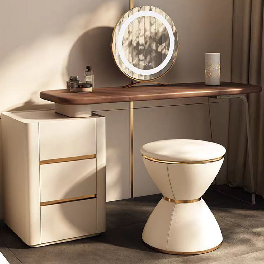 LUXORA DR1041 Support Acrylic Wood 80-120cm Dressing Cabinet Solid Table