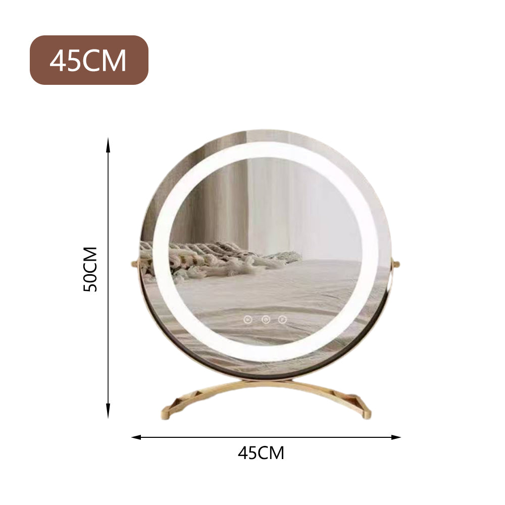 LUXORA DR1042 Wood Solid Acrylic Cabinet Support Dressing 80-120cm Table