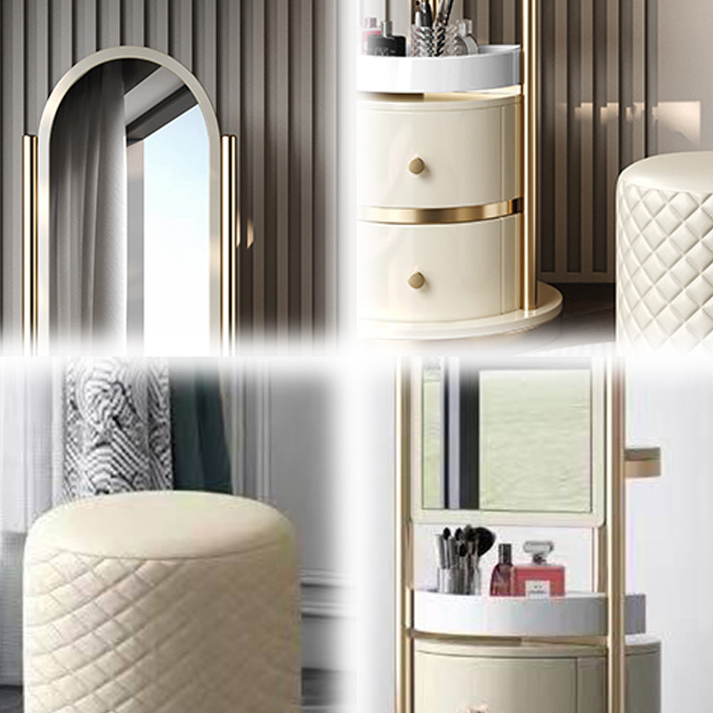 LIVARA DR1055 50cm Storage Rotating Multi-Functional Dressing Table