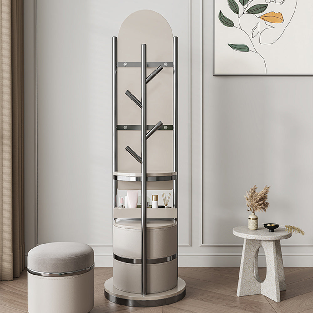 LIVARA DR1056 Dressing Storage Rotating Multi-Functional 50cm Table