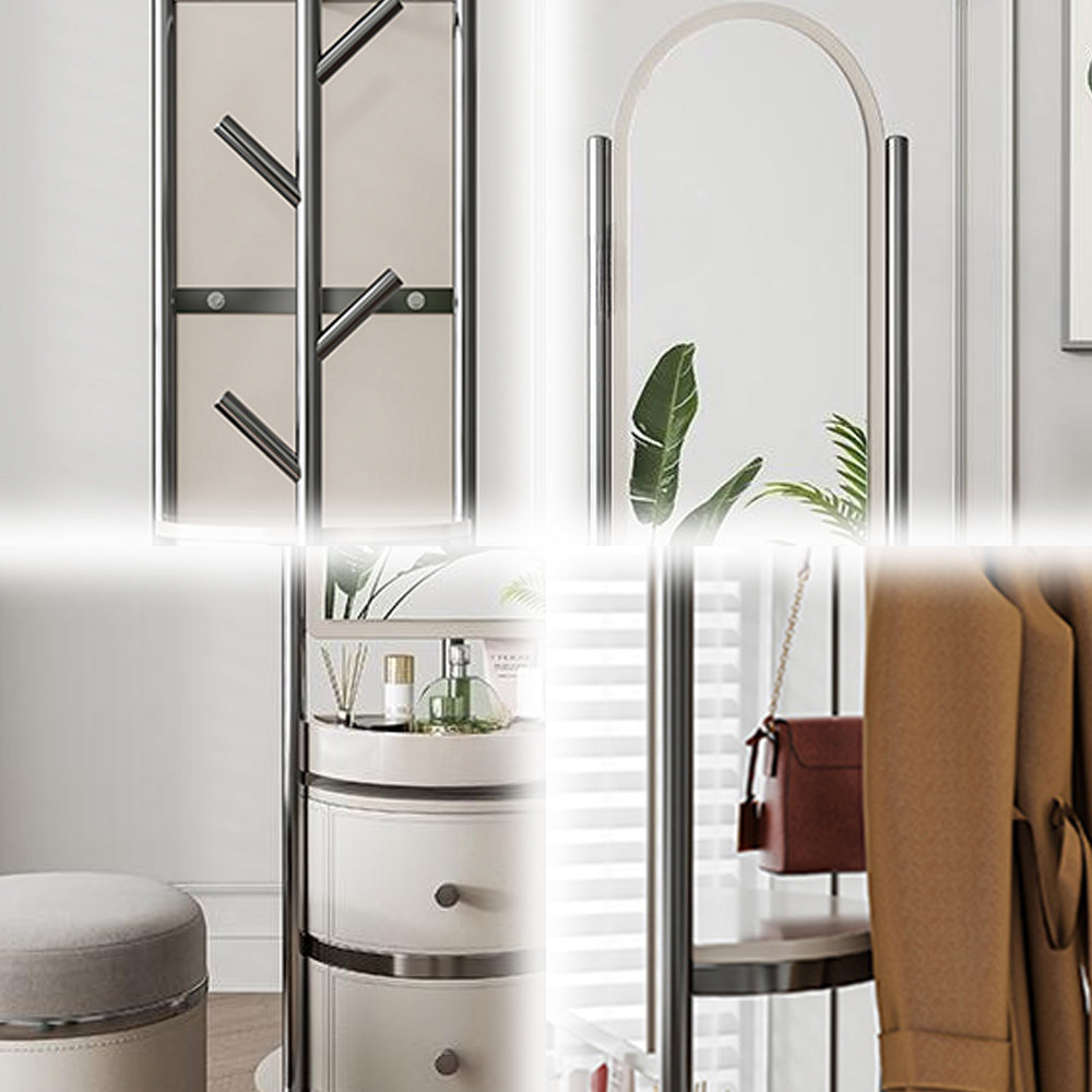 LIVARA DR1056 Dressing Storage Rotating Multi-Functional 50cm Table
