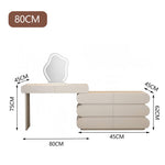 LUXORA DR1061 Dressing wood Tabletop 80-120cm Expandable Solid Table