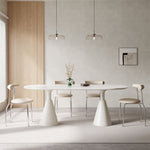 LIVARA DT1001 Sintered 140-160-180cm and Stone Minimalist Dining Table Style Chairs