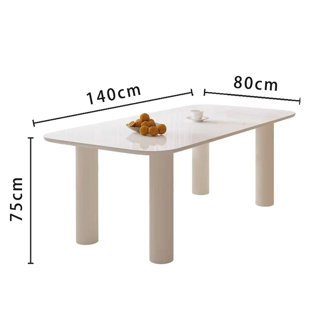 LIVARA DT1002 Dining Sintered Stone Style 140cm Minimalist Table