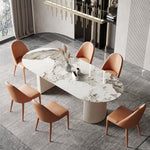 LUXORA DT1003 140-160-180cm Sintered Dining Style Stone Minimalist Table