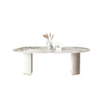 LUXORA DT1003 140-160-180cm Sintered Dining Style Stone Minimalist Table