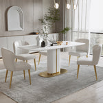 LUXORA DT1007 Dining 140-160-180cm Modern Minimalist Sintered Stone Style Table