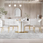 LUXORA DT1007 Dining 140-160-180cm Modern Minimalist Sintered Stone Style Table