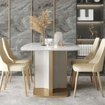 LUXORA DT1016 Light Dining 140-160-180cm Luxury Sintered Stone Style Table