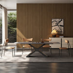 LUXORA DT1022 Modern Dining Sintered 140-160-180cm Style Simplicity Stone Table