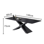 LUXORA DT1022 Modern Dining Sintered 140-160-180cm Style Simplicity Stone Table