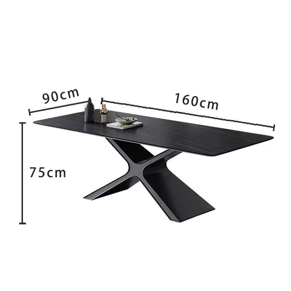 LUXORA DT1022 Modern Dining Sintered 140-160-180cm Style Simplicity Stone Table