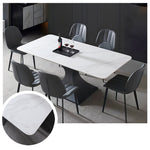 LUXORA DT1025 Modern Style 140-160-180cm Simplicity Sintered Stone Dining Table