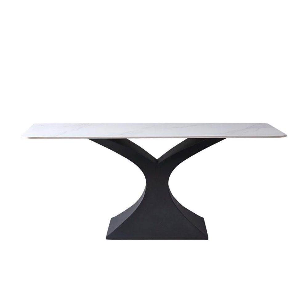LUXORA DT1025 Modern Style 140-160-180cm Simplicity Sintered Stone Dining Table