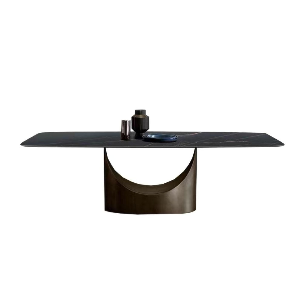 LUXORA DT1027 Dining Sintered Style Stone 130-140-160-180cm Minimalist Table