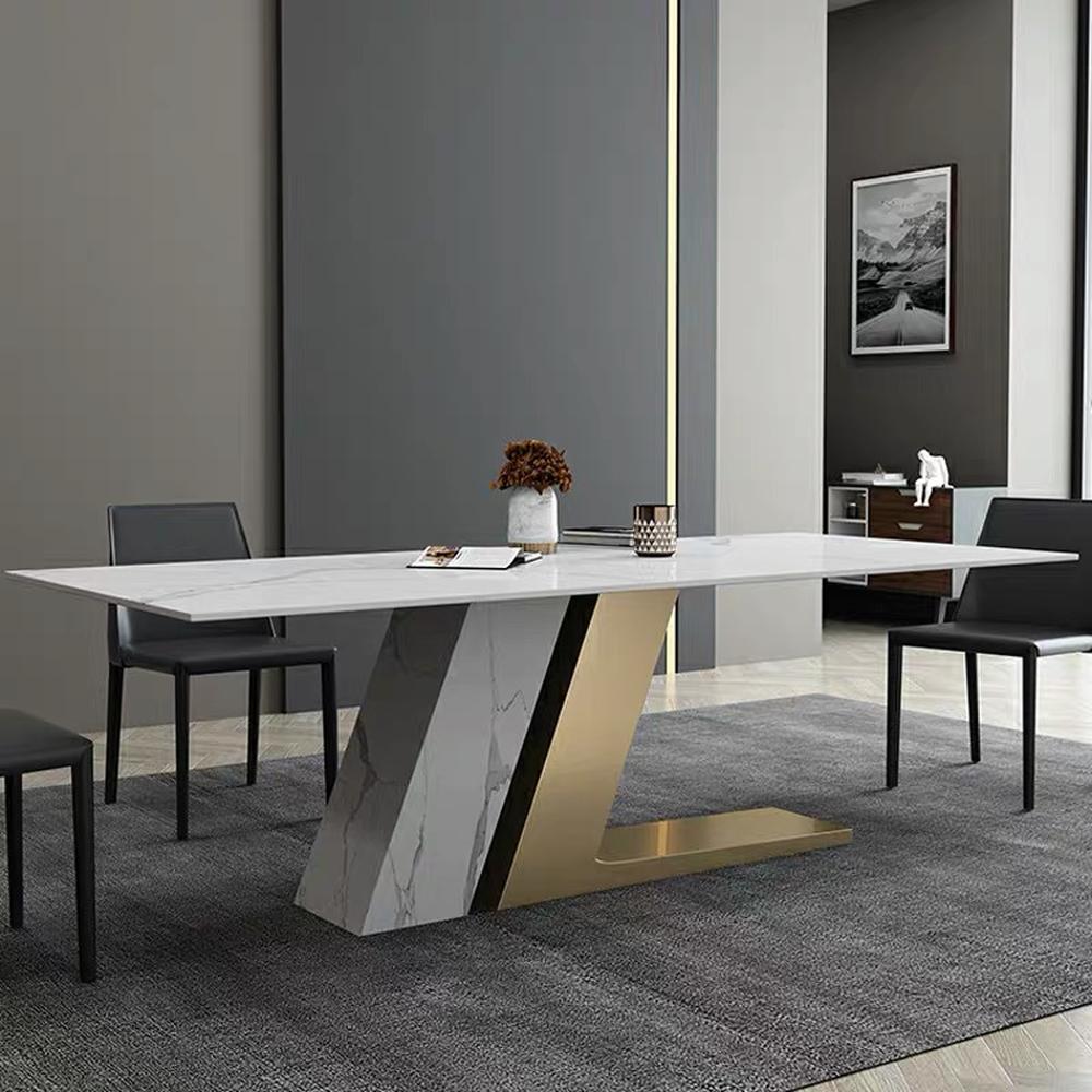 LUXORA DT1029 140-160-180cm Stone Luxury Dining Sintered Light Style Table