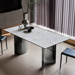 LIVARA DT1030 Style Minimalist Dining 140-160-180-200cm Sintered Stone Table