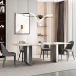 LIVARA DT1031 Dining Style Stone Modern Sintered 140-160-180cm Minimalist Table