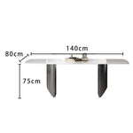 LIVARA DT1031 Dining Style Stone Modern Sintered 140-160-180cm Minimalist Table