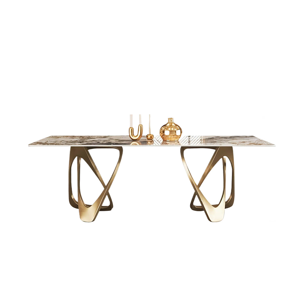 LUXORA DT1035 Dining Light Stone Sintered 130-140-160-180cm Luxury Style Table