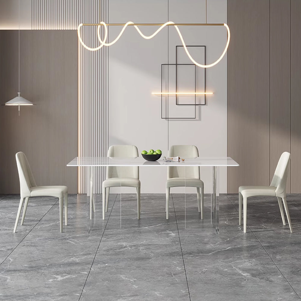 LUXORA DT1036 140-160-180cm Style Stone Sintered Dining Minimalist Table
