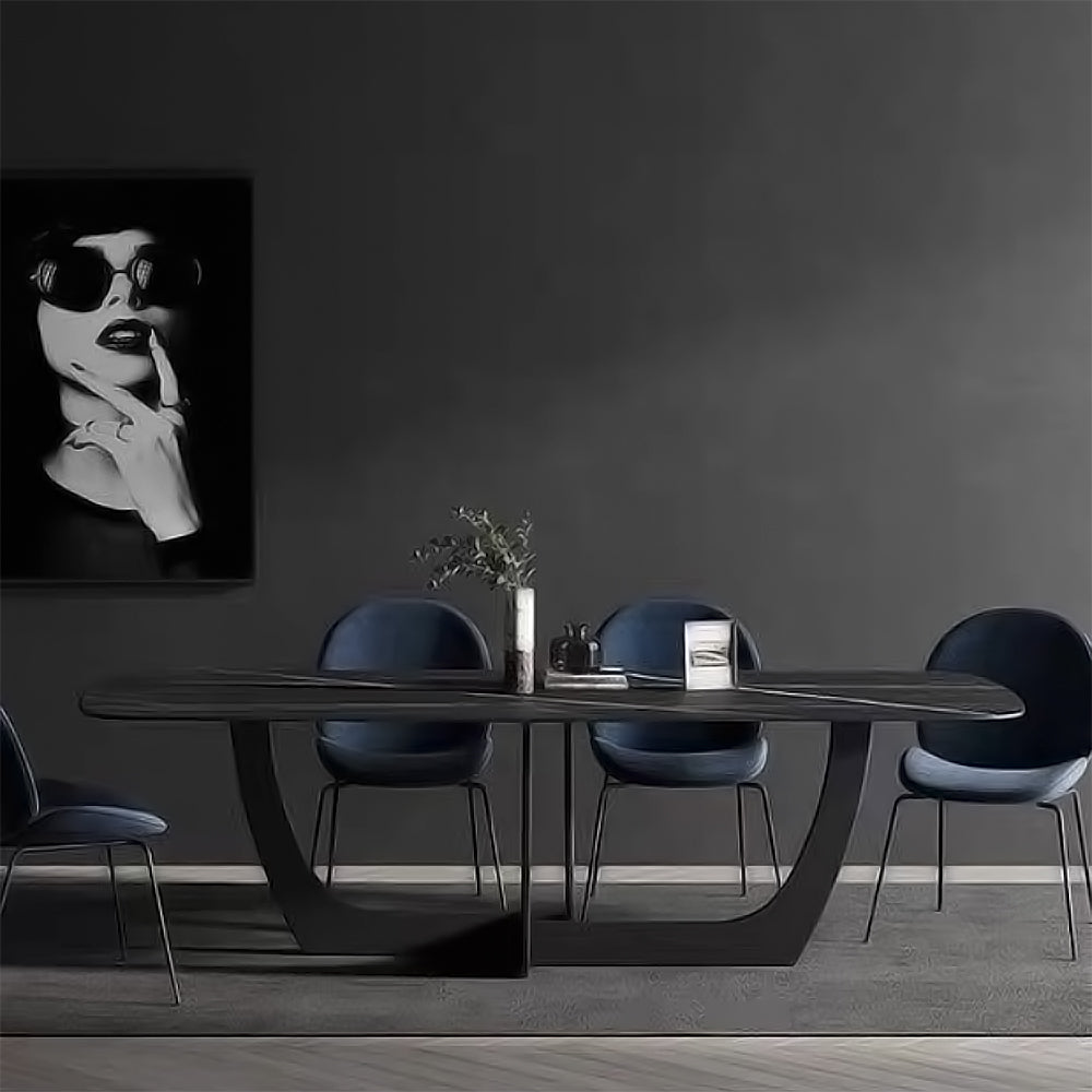 LUXORA DT1039 Style Minimalist Sintered 140-160-180cm Dining Stone Table
