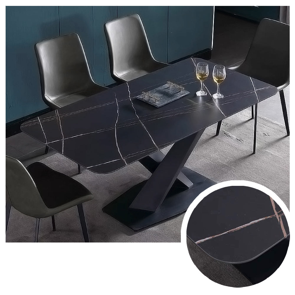 LIVARA DT1040 Modern Sintered Stone Style Simplicity Dining 140-160-180-200cm Table