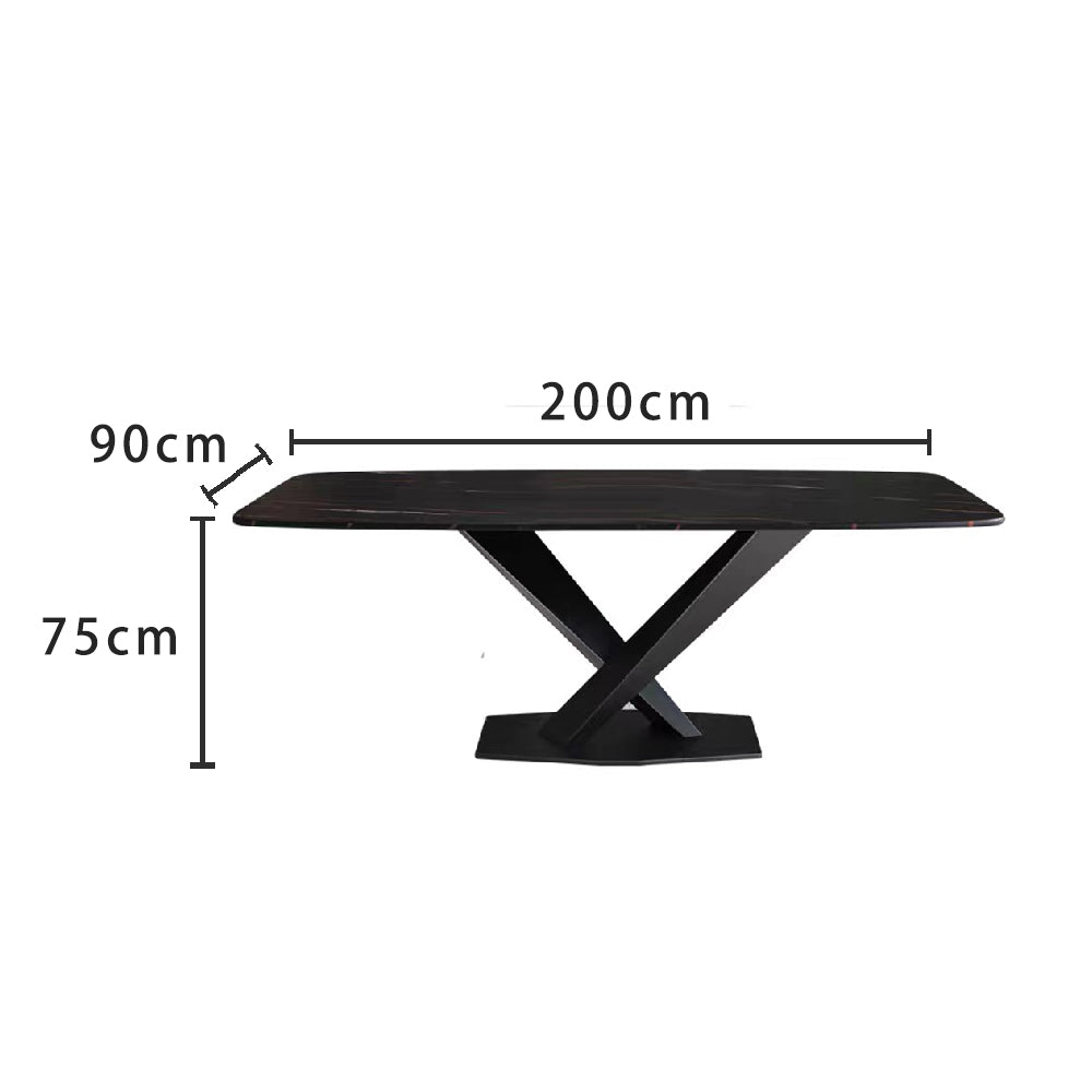 LIVARA DT1040 Modern Sintered Stone Style Simplicity Dining 140-160-180-200cm Table