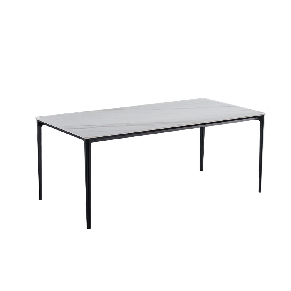 LIVARA DT1041 Sintered 140-160-180cm Stone Dining Minimalist Style Table