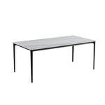 LIVARA DT1041 Sintered 140-160-180cm Stone Dining Minimalist Style Table